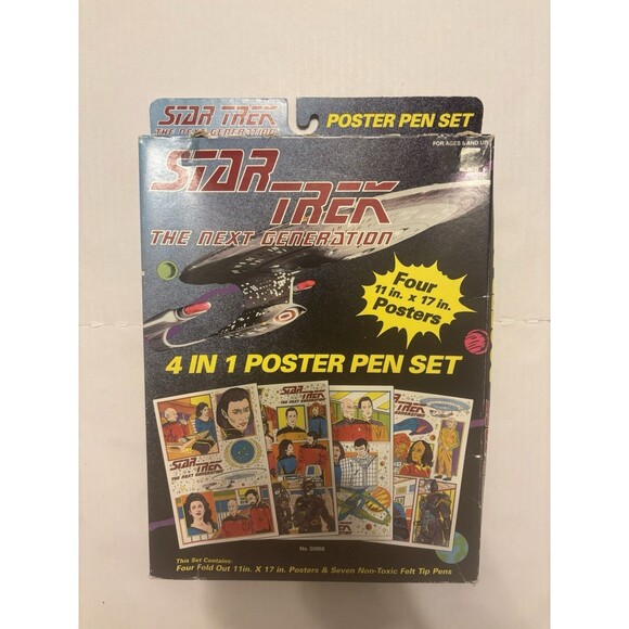 craft house Other - Craft House Star Trek The Next Generation Vintage 4-in-1 Poster Pen Set